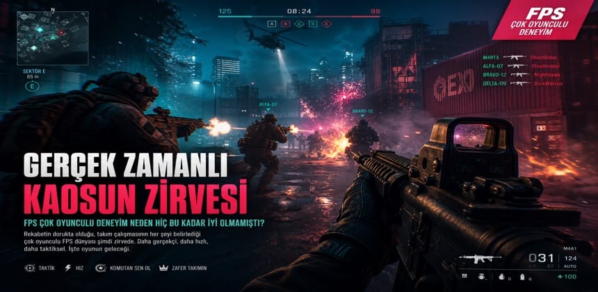 Slotime FPS Multiplayer Oyun Deneyimi Görseli